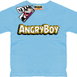 Angryboy super koszulka dla syna - błękitny