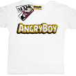 Angryboy super koszulka dla syna - biały