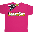 Angryboy super koszulka dla syna -  różowy