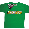 Angryboy super koszulka dla syna - zielony