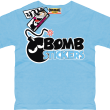 Bomb stickers oryginalny tshirt dziecięcy - sky blue