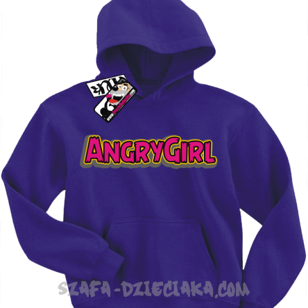 Angrygirl super bluza dla dziewczynki - purple
