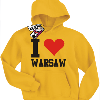 I love Warsaw - odlotowa bluza dziecięca, kod: SZDZ00117S