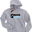 Bomb stickers świetna bluza dziecięca - ash