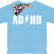 ADHD koszulka z nadrukiem - sky blue