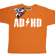 ADHD koszulka z nadrukiem orange
