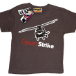 Desert strike helikopter wyjątkowy tshirt dla syna - brown