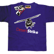 Desert strike helikopter wyjątkowy tshirt dla syna - purple