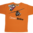 Desert strike helikopter wyjątkowy tshirt dla syna - orange