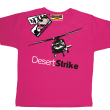 Desert strike helikopter wyjątkowy tshirt dla syna - pink
