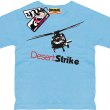 Desert strike helikopter wyjątkowy tshirt dla syna - sky blue