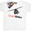 Desert strike helikopter wyjątkowy tshirt dla syna - white