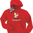 Córeczka tatusia super bluza dla córki - czerwona