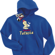 Córeczka tatusia super bluza dla córki - niebieska