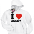I love Chorzów bluza dziecięca - biały