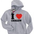 I love Chorzów bluza dziecięca - melanżowy