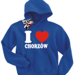 I love Chorzów bluza dziecięca - niebieski