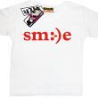 Smile - koszulka dziecięca - biały
