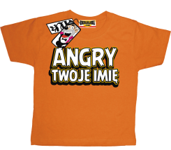 Angry + Twoje imię - oryginalna koszulka dziecięca, kod: SZDZ00176K