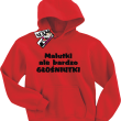 Malutki, ale bardzo głośniutki świetna bluza dziecięca - czerwony