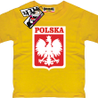 Polska, dziecięca koszulka - żółta