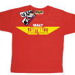 Mały zarywacz tshirt dla syna - red