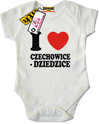 I love Czechowice-Dziedzice - body dziecięce, kod: SZDZ00217B