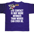 Eye contact - super koszulka dziecięca - fioletowy