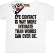 Eye contact - super koszulka dziecięca - biały