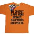 Eye contact - super koszulka dziecięca - pomarańczowy