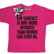 Eye contact - super koszulka dziecięca - różowy