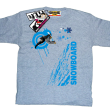 Snowboard mountain kids koszulka dziecięca - ash