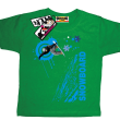 Snowboard mountain kids koszulka dziecięca - green