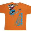 Snowboard mountain kids koszulka dziecięca - orange