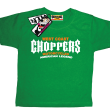 Choppers american legend niepowtarzalna koszulka dziecięca - zielona