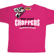 Choppers american legend niepowtarzalna koszulka dziecięca - różowa