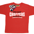 Choppers american legend niepowtarzalna koszulka dziecięca - czerwona