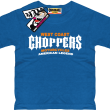 Choppers american legend niepowtarzalna koszulka dziecięca - niebieska