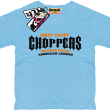 Choppers american legend niepowtarzalna koszulka dziecięca - błękitna