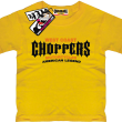 Choppers american legend niepowtarzalna koszulka dziecięca - żółta