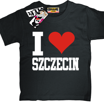 I love Szczecin - dziecięca koszulka, kod: SZDZ00115K