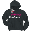 Wnusia dziadziusia świetna bluza dla dziewczynki - czarny