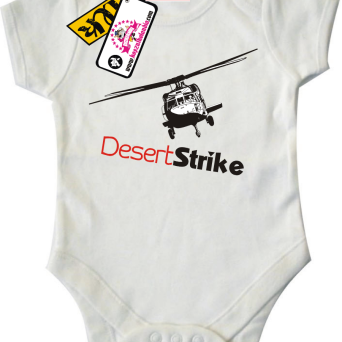 Desert strike helikopter - świetne body dziecięce, kod: SZDZ00078B