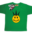 Imprezowy Emotik - koszulka dla dziecka - zielony