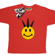 Imprezowy Emotik - koszulka dla dziecka - czerwony
