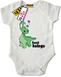 Smoczek cześć kolego - dziecięce body, kod: SZDZ00081B