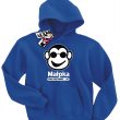 Małpka chce się bawić świetna bluza dziecięca - blue