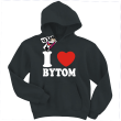 I love Bytom bluza dziecięca - czarny