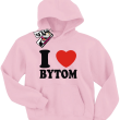 I love Bytom bluza dziecięca - różowy