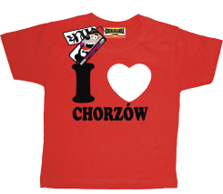 I love Chorzów - super koszulka dziecięca z nadrukiem, kod: SZDZ00216K